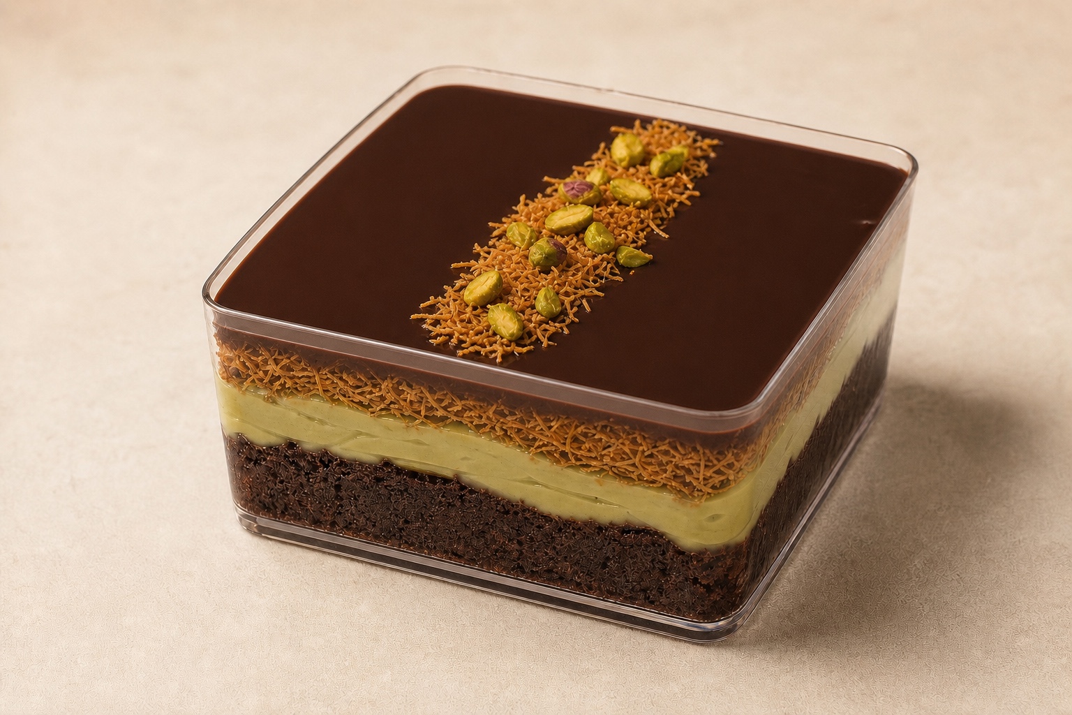 Kunafa Brownie Tub