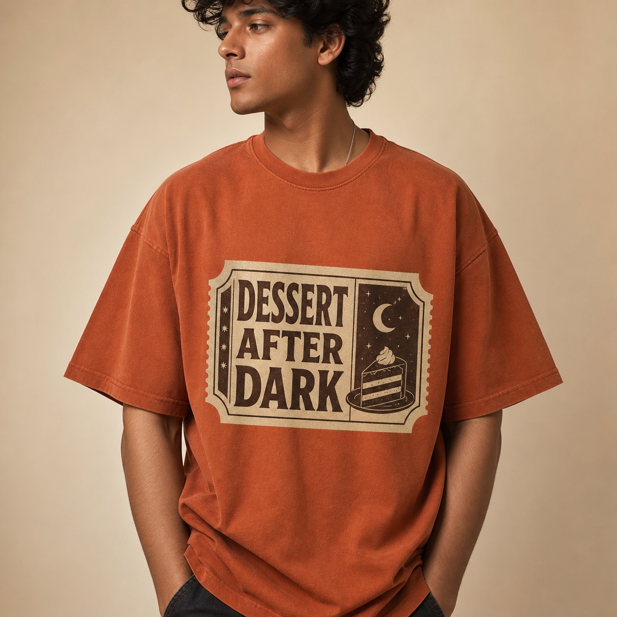 Dessert After Dark Oversized Tee