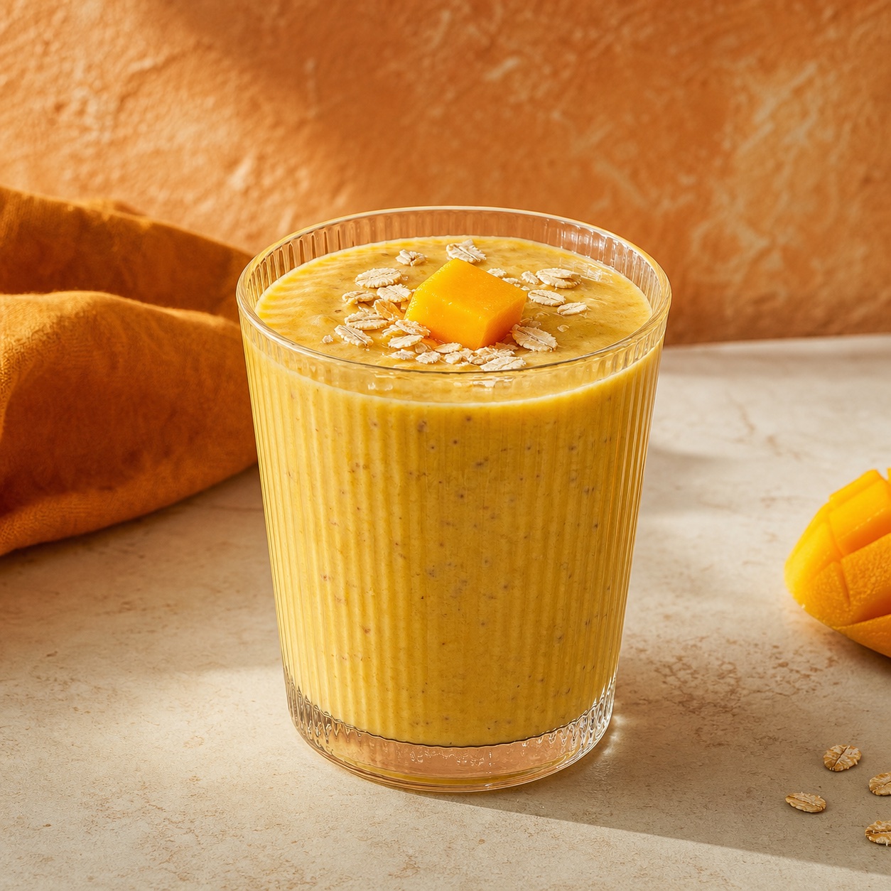 Oats Mango Smoothie