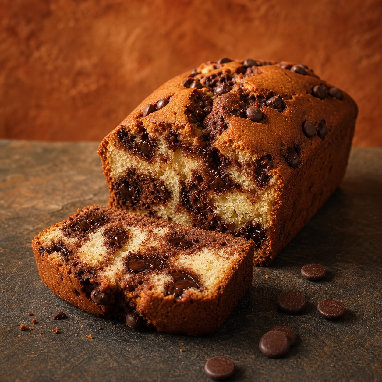 Zero Palm Oil Chocolate Chip Cake